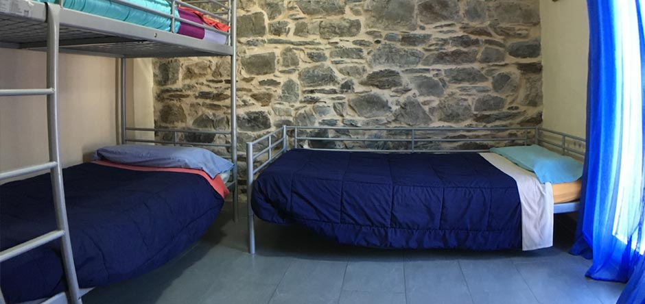 Habitación doble en el Albergue de la Piedra